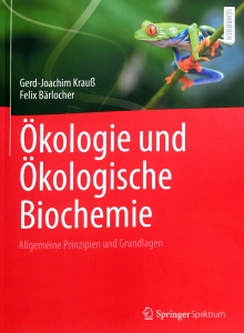 Bild zeigt das Cover des Buches Ökologie und Ökologische Biochemie von Gerd-Joachim Krauß und Felix Bärlocher.
